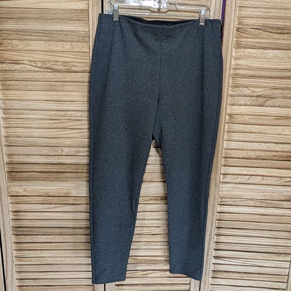 Blue Earth Trousers Velare Knit Jersey Gray Size X-Large